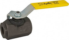 Apollo - 1/2" Pipe, Full Port, Carbon Steel Standard Ball Valve - 2 Piece, Inline - One Way Flow, FNPT x FNPT Ends, Lever Handle, 3,000 WOG - Benchmark Tooling
