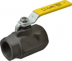 Apollo - 1-1/4" Pipe, Standard Port, Carbon Steel Standard Ball Valve - 2 Piece, Inline - One Way Flow, FNPT x FNPT Ends, Lever Handle, 1,500 WOG, 150 WSP - Benchmark Tooling