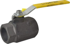 Apollo - 1-1/2" Pipe, Standard Port, Carbon Steel Standard Ball Valve - 2 Piece, Inline - One Way Flow, FNPT x FNPT Ends, Lever Handle, 1,500 WOG, 150 WSP - Benchmark Tooling