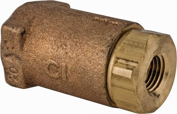 Conbraco - 1/4" Bronze Check Valve - Inline, FNPT x FNPT - Benchmark Tooling