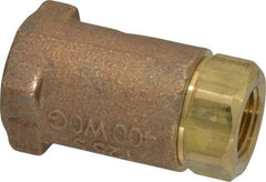 Conbraco - 3/8" Bronze Check Valve - Inline, FNPT x FNPT - Benchmark Tooling