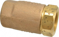 Conbraco - 1-1/4" Bronze Check Valve - Inline, FNPT x FNPT - Benchmark Tooling