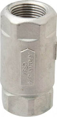 Conbraco - 3/4" Stainless Steel Check Valve - Inline, FNPT x FNPT - Benchmark Tooling