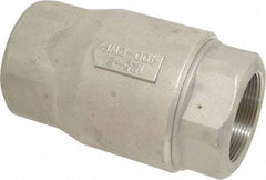 Conbraco - 2" Stainless Steel Check Valve - Inline, FNPT x FNPT - Benchmark Tooling