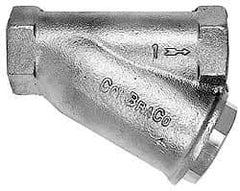 Conbraco - 1/8" Pipe, FNPT Ends, Cast Bronze Y-Strainer - 400 psi WOG Rating - Benchmark Tooling