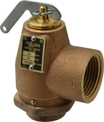 Conbraco - 3/4" Inlet, 1" Outlet, ASME Safety Relief Valve - 30 Max psi, Bronze, 710,000 BTUs - Benchmark Tooling
