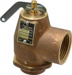 Conbraco - 3/4" Inlet, 1" Outlet, ASME Safety Relief Valve - 35 Max psi, Bronze, 790,000 BTUs - Benchmark Tooling
