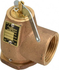 Conbraco - 3/4" Inlet, 1" Outlet, ASME Safety Relief Valve - 40 Max psi, Bronze, 870,000 BTUs - Benchmark Tooling