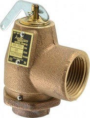Conbraco - 3/4" Inlet, 1" Outlet, ASME Safety Relief Valve - 50 Max psi, Bronze, 1,035,000 BTUs - Benchmark Tooling