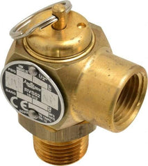 Conbraco - 1/2" Inlet, 1/2" Outlet, ASME Safety Relief Valve - 40 Max psi, Bronze, 305,000 BTUs - Benchmark Tooling