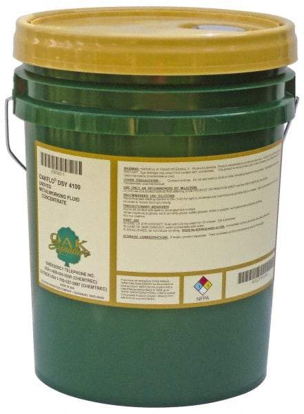 Oak Signature - Oakflo DSY 4100, 5 Gal Pail Grinding Fluid - Synthetic, For Machining - Benchmark Tooling