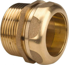 Federal Process - 1-1/4 Inch Pipe, Male Compression Waste Connection - Chrome Plated, Cast Brass - Benchmark Tooling