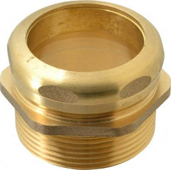 Federal Process - 1-1/2 Inch Pipe, Male Compression Waste Connection - Chrome Plated, Cast Brass - Benchmark Tooling