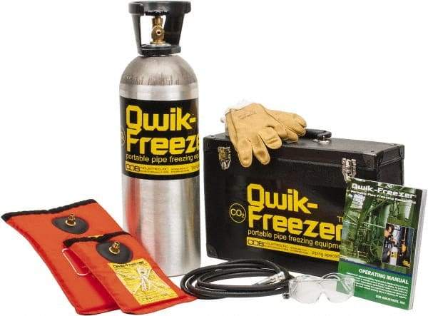 Made in USA - Quick Freezing Kit - 3/8 to 1-1/2" Pipe Capacity - Benchmark Tooling