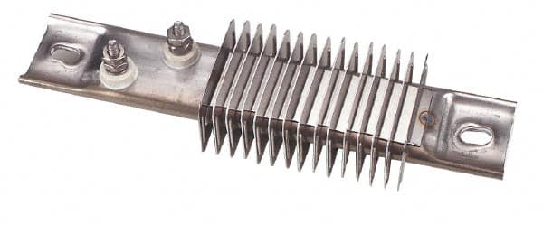 Hotwatt - 120 Volt, 400 Watt, 8" Long Channel Strip Heater - 3-1/4" Fin Length, 48 Watt per Sq In - Benchmark Tooling