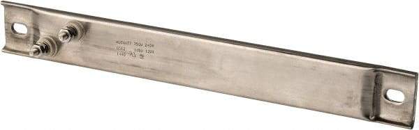 Hotwatt - 240 Volt, 750 Watt, 12" Long Channel Strip Heater - 7-1/4" Hot Length, 37 Watt per Sq In - Benchmark Tooling