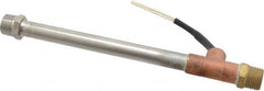 Hotwatt - 6.37" Long 400 Watt Inline Heater - 22 Watt/Sq In, 120 Volt, 12 Leads - Benchmark Tooling