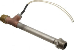 Hotwatt - 8.44" Long 750 Watt Inline Heater - 136 Watt/Sq In, 120 Volt, 12 Leads - Benchmark Tooling