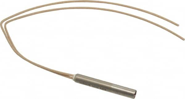 Hotwatt - 120 Volt, 3/8" Diam, 100 Watt, Low Density Cartridge Heater - 2-1/2" Long, 40 Watts per Sq In - Benchmark Tooling