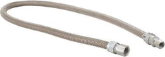 Dormont - 1/2" Inlet, 1/2" Outlet FIP x MIP Gas Connector - 48" Long, 1/2" Hose ID - Benchmark Tooling