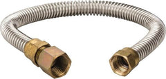 Dormont - 1/2" Inlet, 1/2" Outlet FIP x MIP Gas Connector - 18" Long, 3/8" Hose ID - Benchmark Tooling