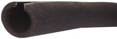 Made in USA - 1/2" Thick x 1/4" Pipe x 6' Long, Polyethylene Flexible Pipe Insulation - -160 to 200°F - Benchmark Tooling