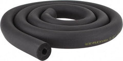 Made in USA - 3/8" Thick x 6' Long, Elastomeric Flexible Pipe Insulation - -40 to 220°F - Benchmark Tooling
