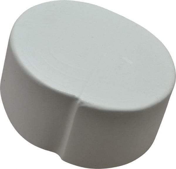 Made in USA - PVC End Cap - Pipe Insulation Fitting - Benchmark Tooling