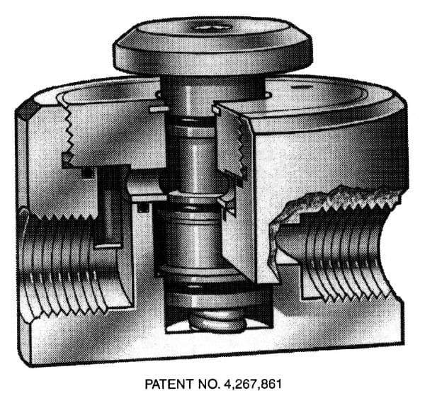 Simtech - 1-1/2" Pipe, PVC Manually Operated Plumbing Valve - EPDM Seal, MNPT - Benchmark Tooling