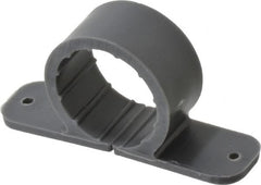 Oatey - 1" Pipe, Standard Pipe Clamp - Gray, Polypropylene - Benchmark Tooling