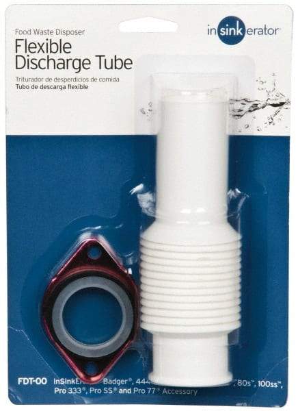 ISE In-Sink-Erator - Garbage Disposal Accessories Type: Flexible Discharge Tube For Use With: In-Sink-Erator - Food Waste Disposers - Benchmark Tooling