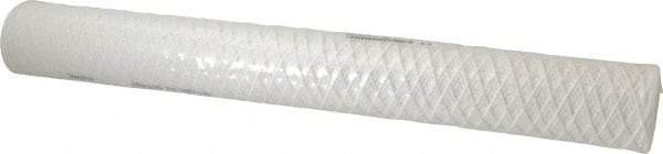 Parker - 2-1/2" OD, 1µ, Cotton String-Wound Cartridge Filter - 20" Long - Benchmark Tooling