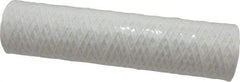 Parker - 2-1/2" OD, 5µ, Cotton String-Wound Cartridge Filter - 10" Long - Benchmark Tooling