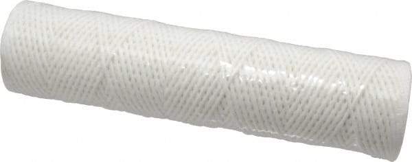 Parker - 2-1/2" OD, 10µ, Cotton String-Wound Cartridge Filter - 10" Long - Benchmark Tooling