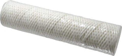 Parker - 2-1/2" OD, 25µ, Cotton String-Wound Cartridge Filter - 10" Long - Benchmark Tooling