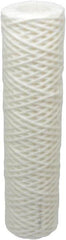 Parker - 2-1/2" OD, 50µ, Cotton String-Wound Cartridge Filter - 10" Long - Benchmark Tooling