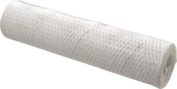 Parker - 2-1/2" OD, 25µ, Cotton String-Wound Cartridge Filter - 10" Long - Benchmark Tooling