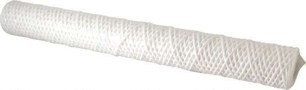 Parker - 2-1/2" OD, 50µ, Cotton String-Wound Cartridge Filter - 20" Long - Benchmark Tooling