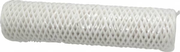 Parker - 2-1/2" OD, 50µ, Acetate Cotton String-Wound Cartridge Filter - 10" Long - Benchmark Tooling