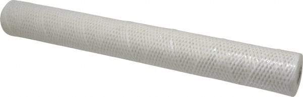 Parker - 2-1/2" OD, 25µ, Cotton String-Wound Cartridge Filter - 20" Long - Benchmark Tooling