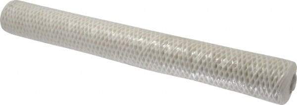 Parker - 2-1/2" OD, 50µ, Cotton String-Wound Cartridge Filter - 20" Long - Benchmark Tooling