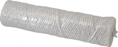 Parker - 2-1/2" OD, 10µ, Acetate Cotton String-Wound Cartridge Filter - 10" Long - Benchmark Tooling