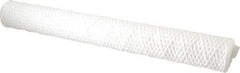 Parker - 2-1/2" OD, 50µ, Acetate Cotton String-Wound Cartridge Filter - 20" Long - Benchmark Tooling