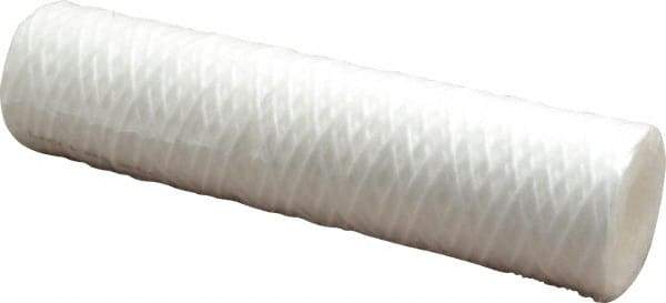 Parker - 2-1/2" OD, 5µ, Polypropylene Cotton String-Wound Cartridge Filter - 10" Long - Benchmark Tooling