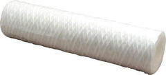 Parker - 2-1/2" OD, 5µ, Polypropylene Cotton String-Wound Cartridge Filter - 10" Long - Benchmark Tooling