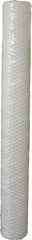 Parker - 2-1/2" OD, 50µ, Polypropylene Cotton String-Wound Cartridge Filter - 20" Long - Benchmark Tooling