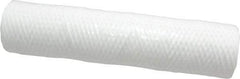 Parker - 2-1/2" OD, 25µ, Polypropylene Cotton String-Wound Cartridge Filter - 10" Long - Benchmark Tooling