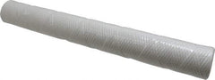 Parker - 2-1/2" OD, 25µ, Polypropylene Cotton String-Wound Cartridge Filter - 20" Long - Benchmark Tooling