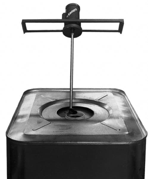 Made in USA - 2 Hp, 1,750 RPM, 275 Gallon Mixing Capacity, IBC, TEXP Motor, Electric Mixer - 115/230 Volts (Single Phase) and 208/230/460 Volts (Three Phase), 6 Inch Prop Diameter, 32 Inch Shaft Length, 316 Stainless Steel - Benchmark Tooling