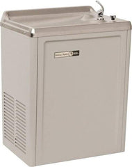 Halsey Taylor - 4 GPH Cooling Capacity Compact Flush Wall Mounted Water Cooler & Fountain - Vinyl Cabinet, 230 Watts, 2.5 Full Load Amperage, 0.16 hp - Benchmark Tooling